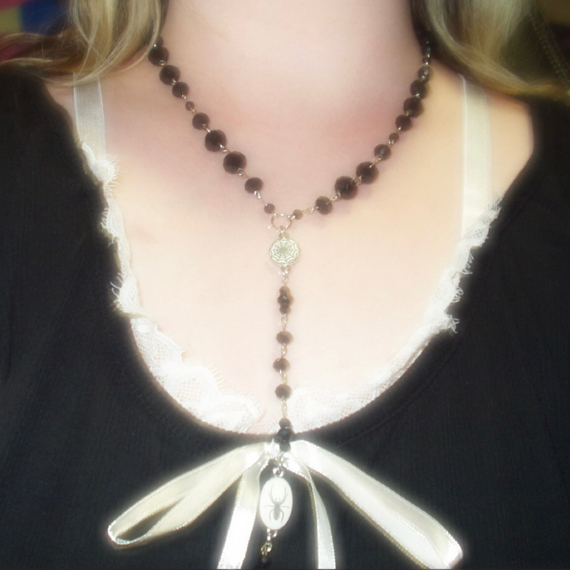 Dangling Spider Rosary